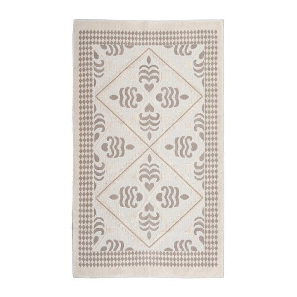 Kremowy dywan bawełniany Floorist Flair, 80x300 cm