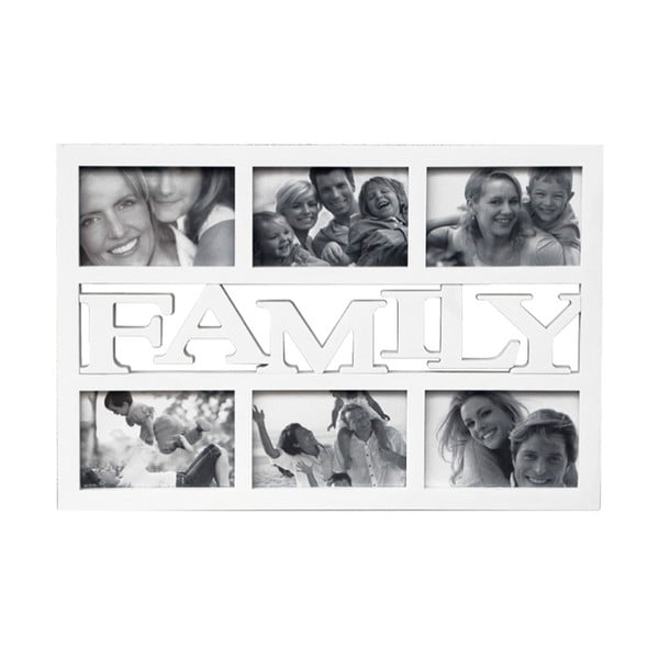 Ramka na 6 zdjęć Family, biała
