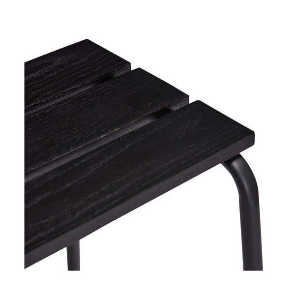 Czarne hokery zestaw 2 szt. (wysokość siedziska 76 cm) Stilt – Hübsch-image-3