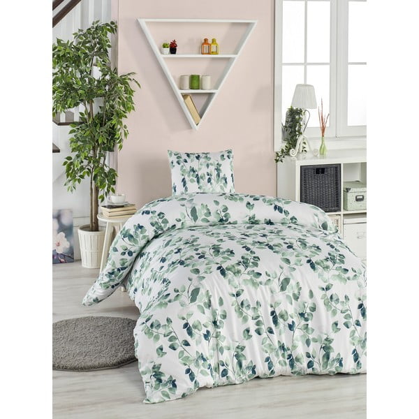 Pościel jednoosobowa z bawełny ranforce Mijolnir Sabine Green, 140x200 cm-image-2