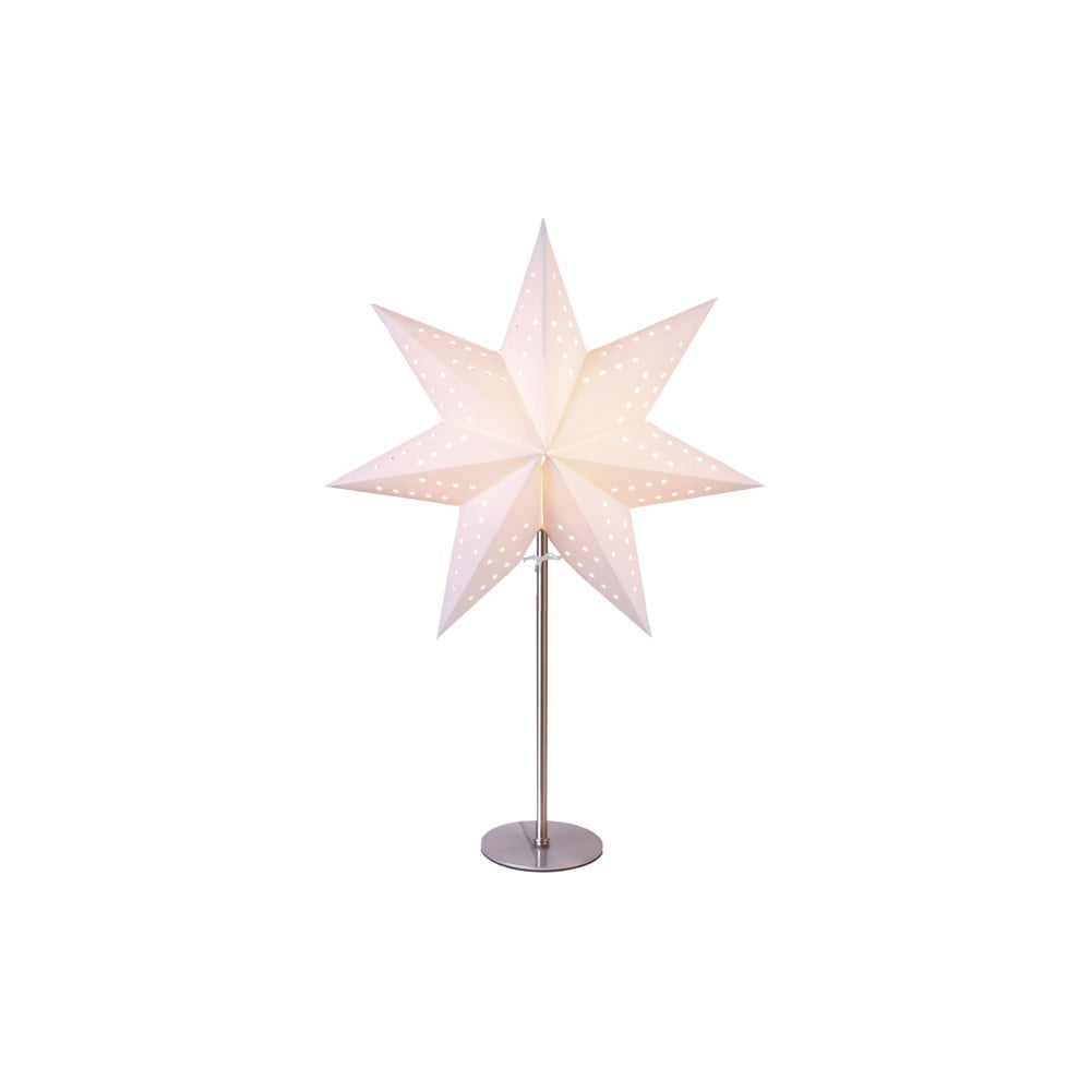 Biała dekoracja świetlna Star Trading Bobo, wys. 51 cm