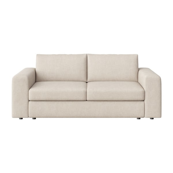 Beżowa aksamitna sofa 218 cm Baga – Rodier