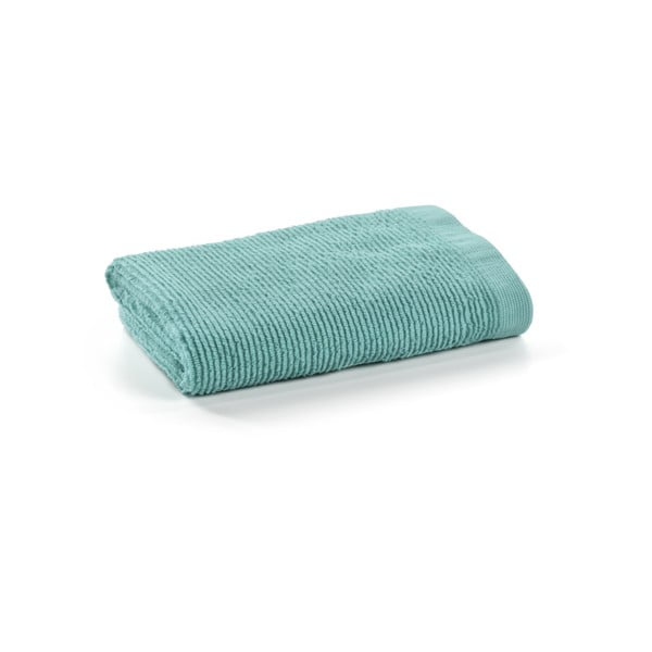 Turkusowy ręcznik bawełniany Kave Home Miekki, 50x100 cm