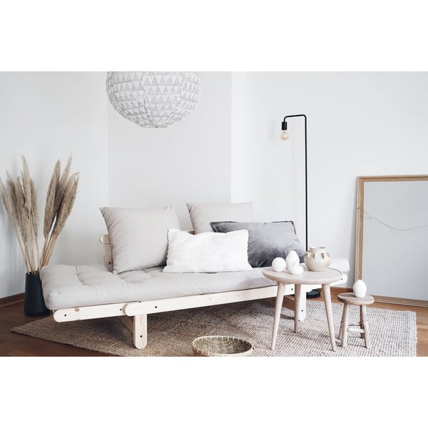 Sofa rozkładana Karup Design Beat White/Yellow-image-1