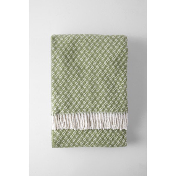 Zielony koc z mieszanki bawełny 140x180 cm Nilo – Euromant