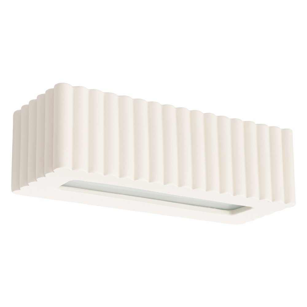 Beżowy kinkiet ceramiczny Rivena – Sollux