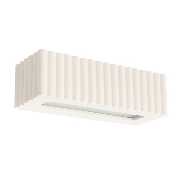 Beżowy kinkiet ceramiczny Rivena – Sollux