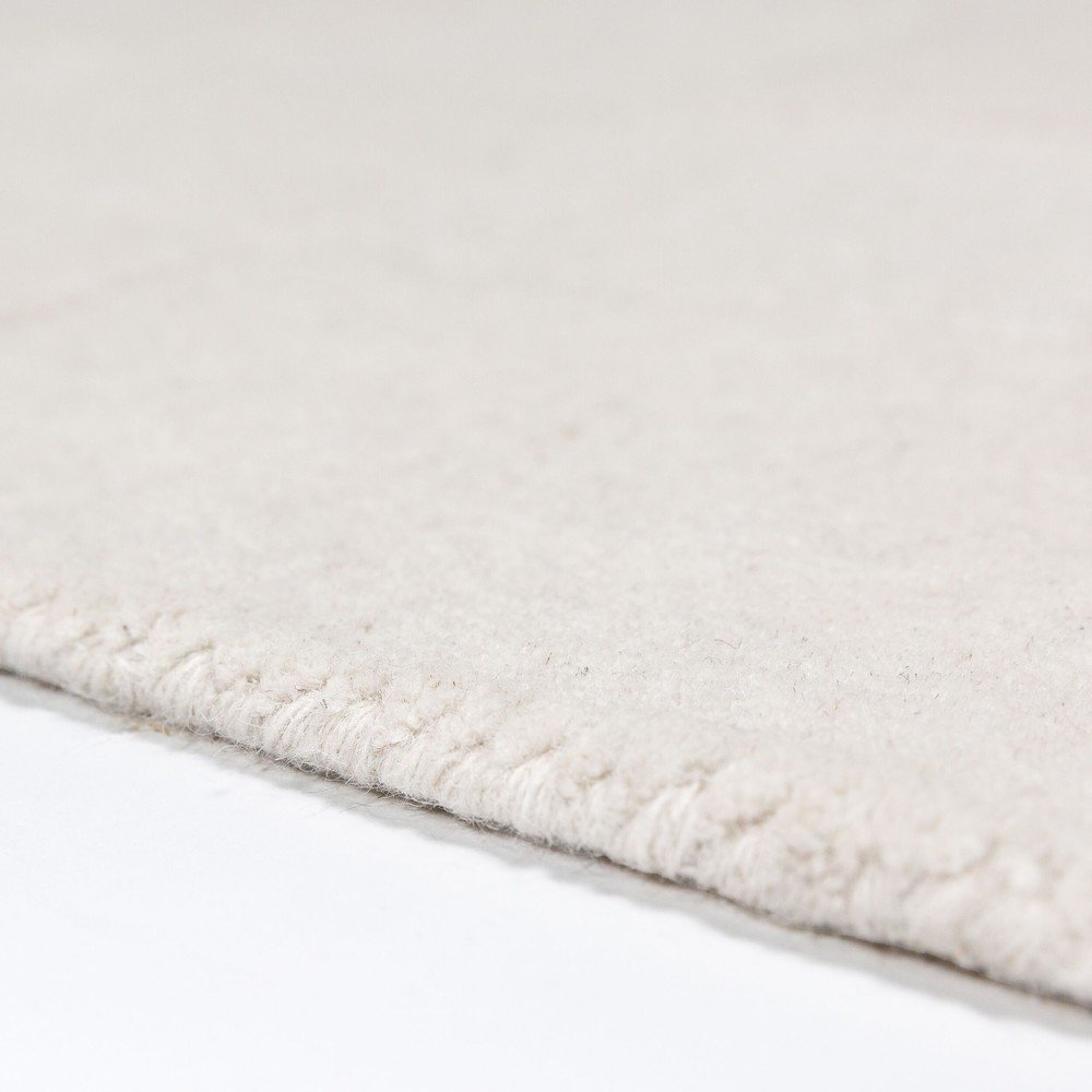 Wełniany dywan tkany ręcznie w kolorze kości słoniowej 200x290 cm Checkerboard – Flair Rugs (zdjęcie 5)