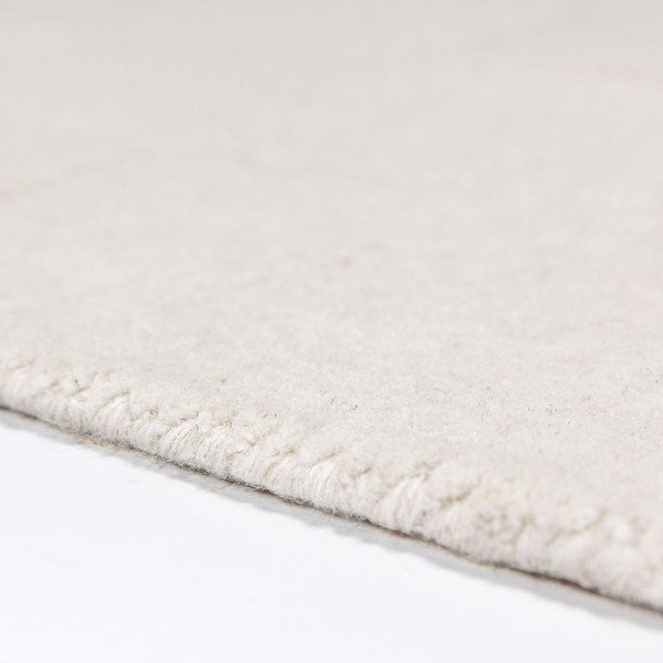 Wełniany dywan tkany ręcznie w kolorze kości słoniowej 200x290 cm Checkerboard – Flair Rugs-image-4