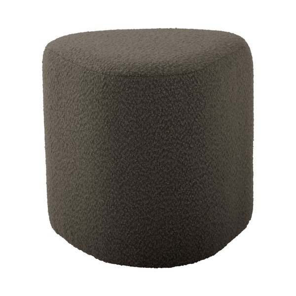 Szarobrązowy puf z materiału bouclé Ada – Leitmotiv-image-2