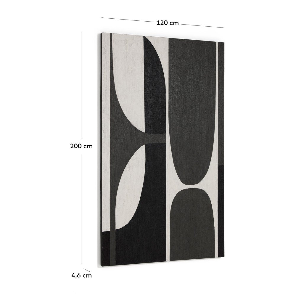 Ręcznie malowany obraz na płótnie 120x200,5 cm Onure – Kave Home (zdjęcie 6)