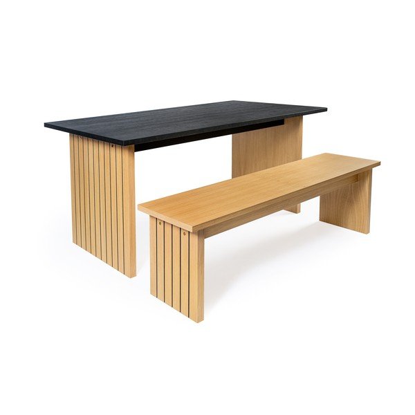 Naturalna  ławka Stripe – Woodman-image-2