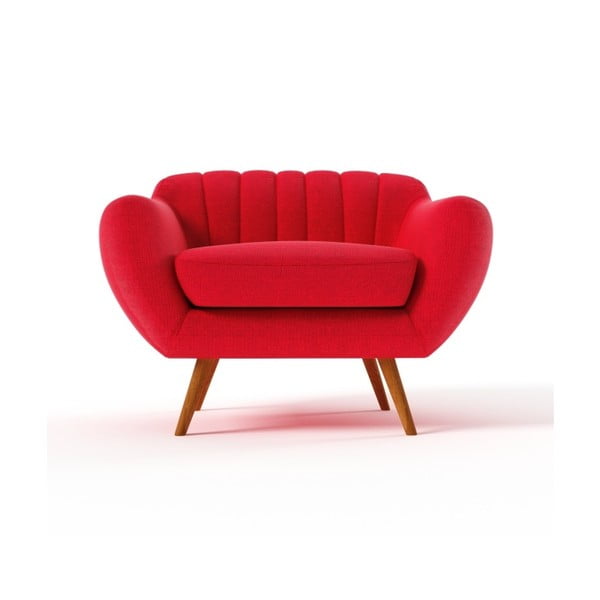 Fotel Azzurre, czerwony