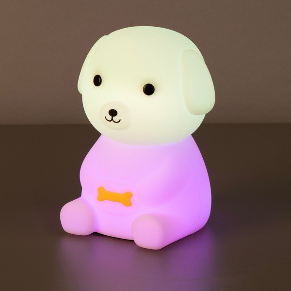 Biała dziecięca lampka nocna Leo – Fischer & Honsel-image-1