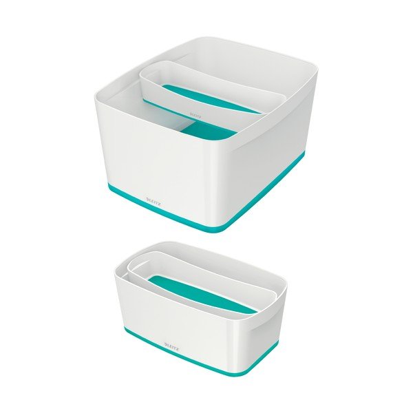 Biało-turkusowy stołowy podłużny organizer MyBox – Leitz-image-3