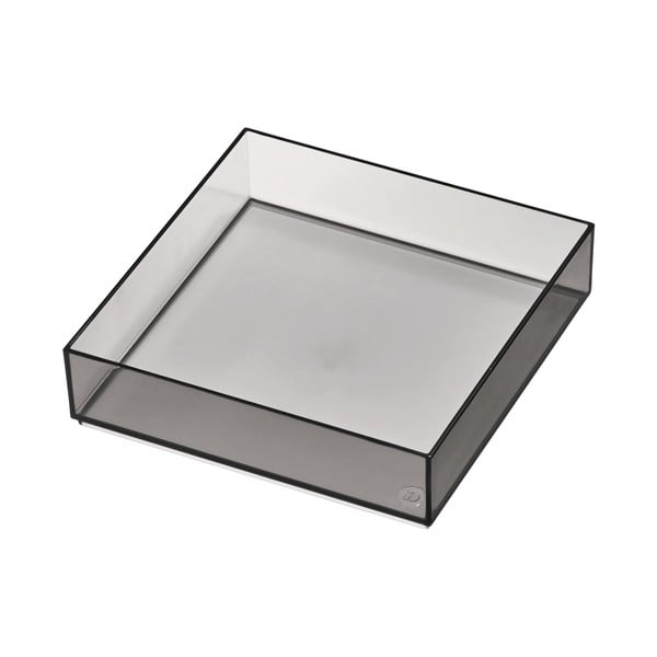 Organizer łazienkowy na kosmetyki z plastiku z recyklingu w kolorze matowej czerni – iDesign-image-2