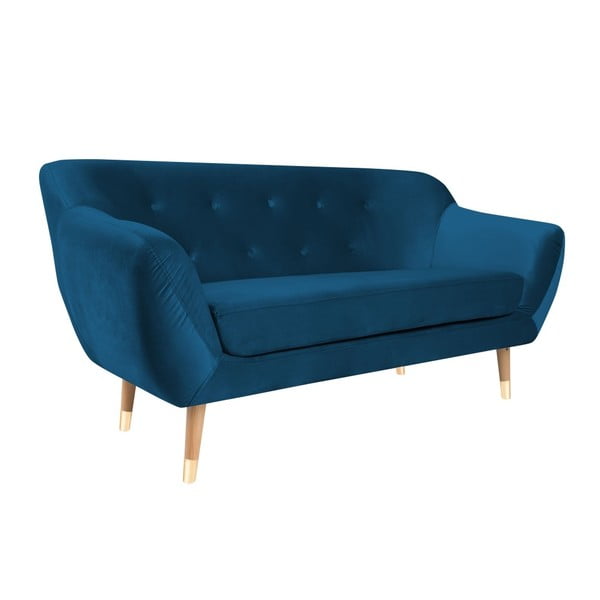 Niebieska sofa 2-osobowa Mazzini Sofas Amelie-image-2