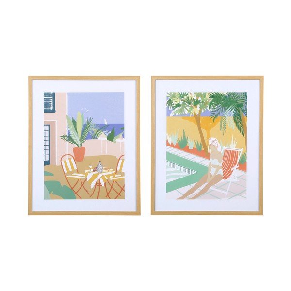 Plakaty w ramie zestaw 2 szt. 42x52 cm Gallery – Sema