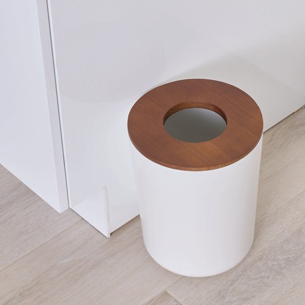 Biały kosz na śmieci iDesign Eco Vanity-image-2