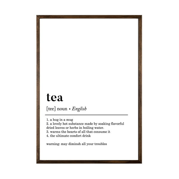 Plakat 50x70 cm Tea – Wallity