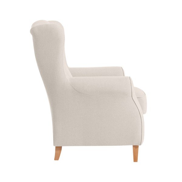 Kremowy fotel uszak Max Winzer Lorris Cream-image-3