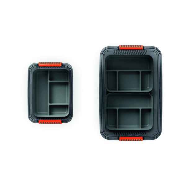 Szary plastikowy separator do pojemnika 31,5x24x7,5 cm K Latch Box – KIS-image-1