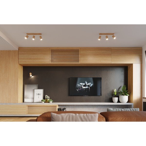 Lampa punktowa w naturalnym kolorze ø 6 cm Ludwik – Sollux-image-3