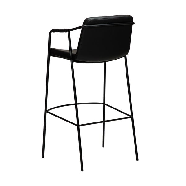 Czarny hoker z imitacji skóry DAN-FORM Denmark Boto, wys. 105 cm-image-3