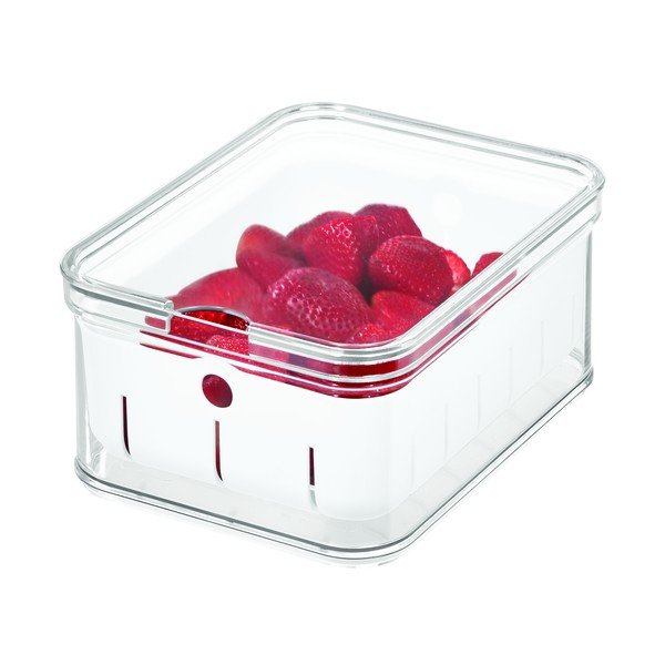 Przezroczysty pojemnik z wieczkiem iDesign, 21x16 cm-image-2
