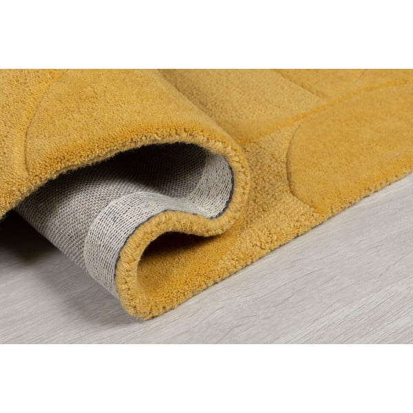 Żółty wełniany dywan Flair Rugs Gigi, 160x230 cm-image-2