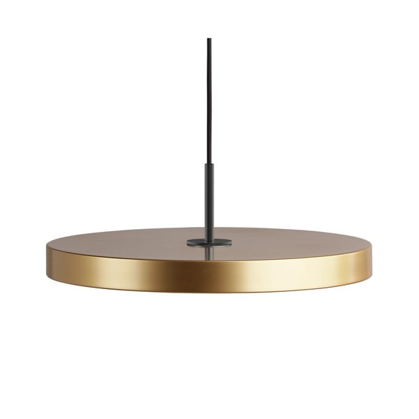 Lampa wisząca LED w kolorze złota z metalowym kloszem ø 43 cm Asteria Medium – UMAGE