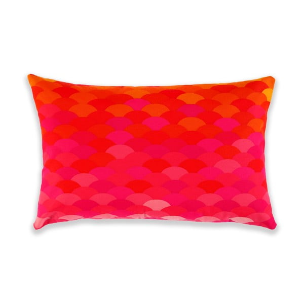 Poduszka Waves Orange/Pink, 60x40 cm
