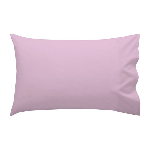 Różowa bawełniana poszewka na poduszkę Happynois, 50x30 cm