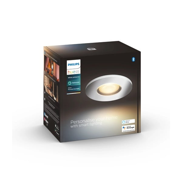 Inteligentna lampa sufitowa wpuszczana w sufit z gwintem GU10, 4 W Adore – Philips Hue-image-4