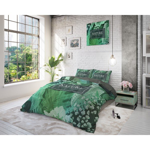 Bawełniana pościel jednoosobowa Pure Cotton Organic Nature, 140x200/220 cm-image-3