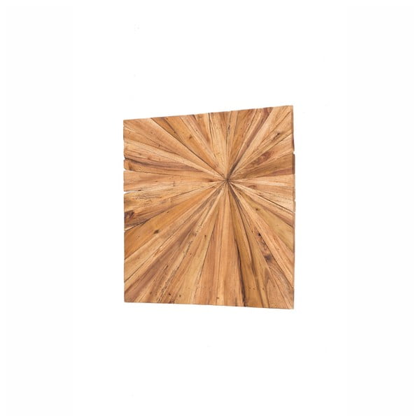 Drewniana dekoracja ścienna WOOX LIVING Sun, 70x70 cm