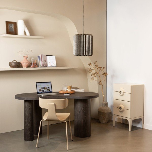 Krzesło sztaplowane w dekorze jesionu w naturalnym kolorze Form – WOOOD-image-1