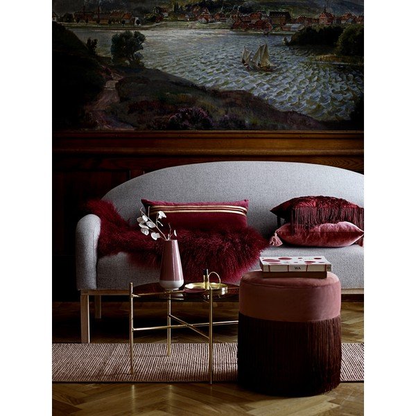 Jasnoróżowy bawełniany dywan Bloomingville Romantic, 70x240 cm-image-1