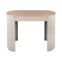 Beżowa metalowa konsola 40x100 cm Estriado  – Leitmotiv