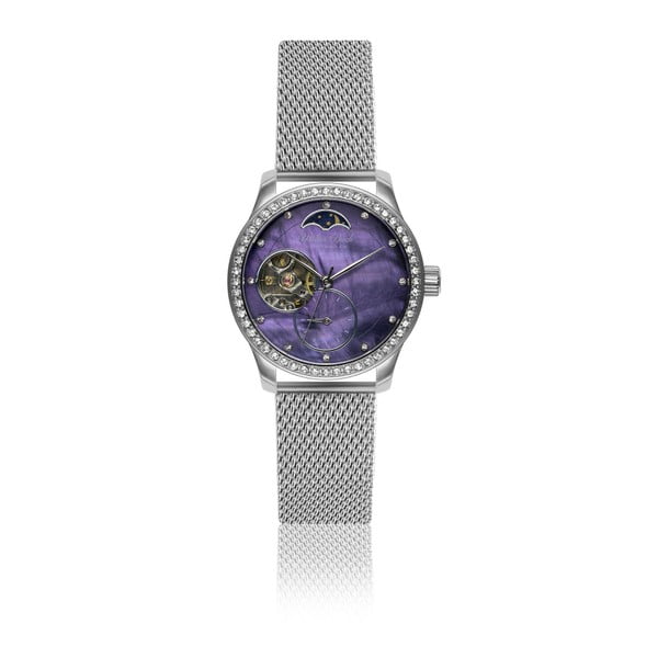 Damski zegarek z paskiem ze stali nierdzewnej w srebrnym kolorze Walter Bach Maglia