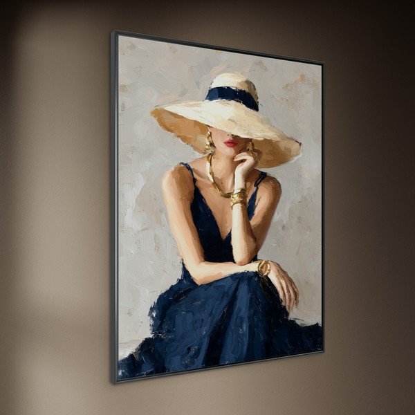 Obraz drukowany z ramą w zestawie 60x80 cm Livia – Styler-image-1
