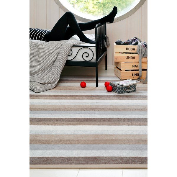 Szaro-brązowy dywan dziecięcy 160x230 cm Pallika – Narma-image-3