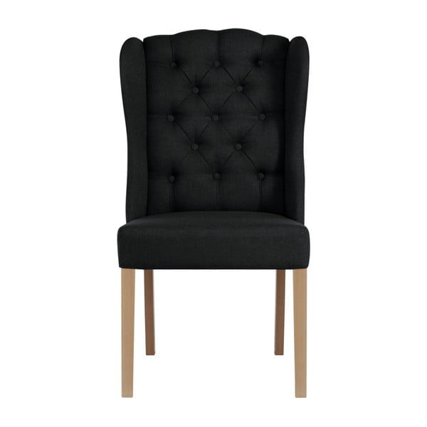 Czarne krzesło Jalouse Maison Hailey