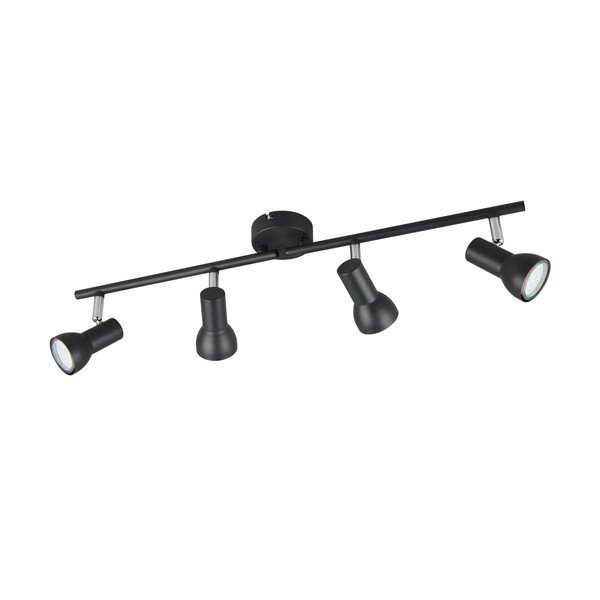 Czarna lampa punktowa ø 8 cm Cantar – Reality