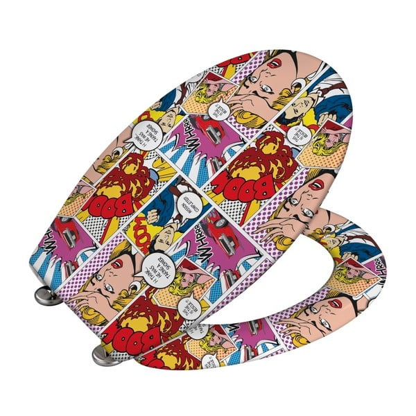 Deska sedesowa wolnoopadająca Wenko Pop Art, 45x37,5 cm-image-1