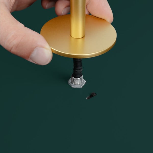 Ciemnozielona metalowa lampa wisząca LED ze ściemniaczem i metalowym kloszem ø 31 cm Asteria Plus – UMAGE-image-4