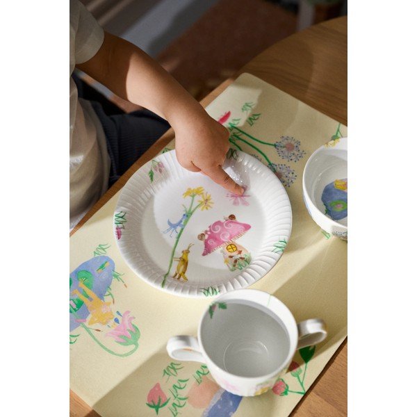 Porcelanowy zestaw naczyń dla dzieci 3 szt. Hammershøi Kids – Kähler Design-image-3