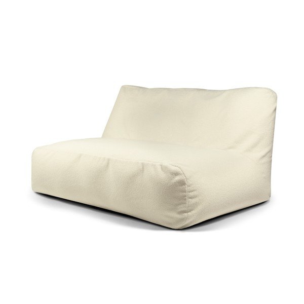 Kremowy worek do siedzenia z materiału bouclé Sofa Tube 160 – SLOWDOWN
