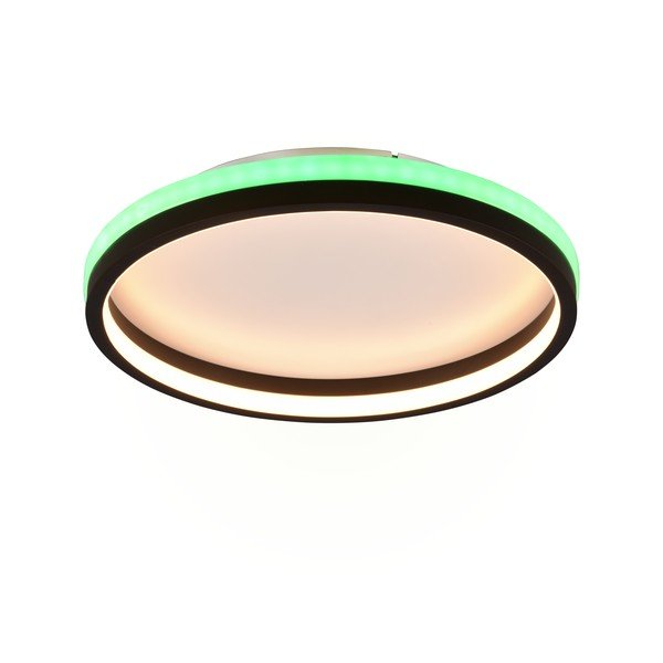 Lampa sufitowa LED w kolorze matowej czerni ze zdalnym sterowaniem ø 39 cm Hiko – Reality-image-1
