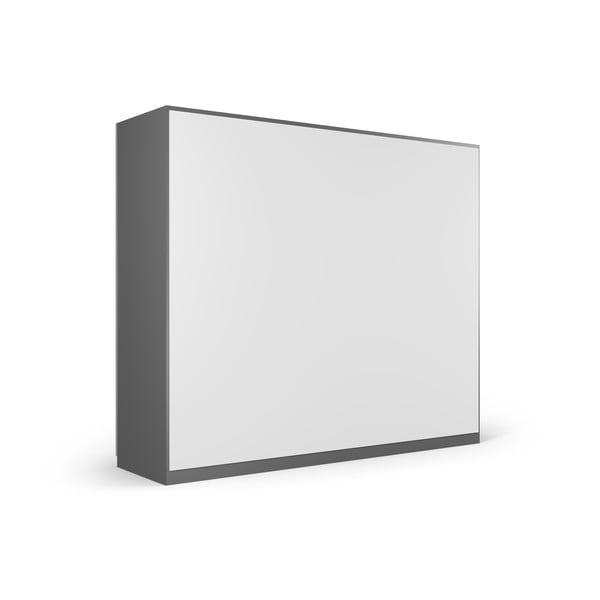 Ciemnoszara szafa z lustrem i drzwiami przesuwnymi 250x215 cm Lisburn – Cosmopolitan Design-image-4